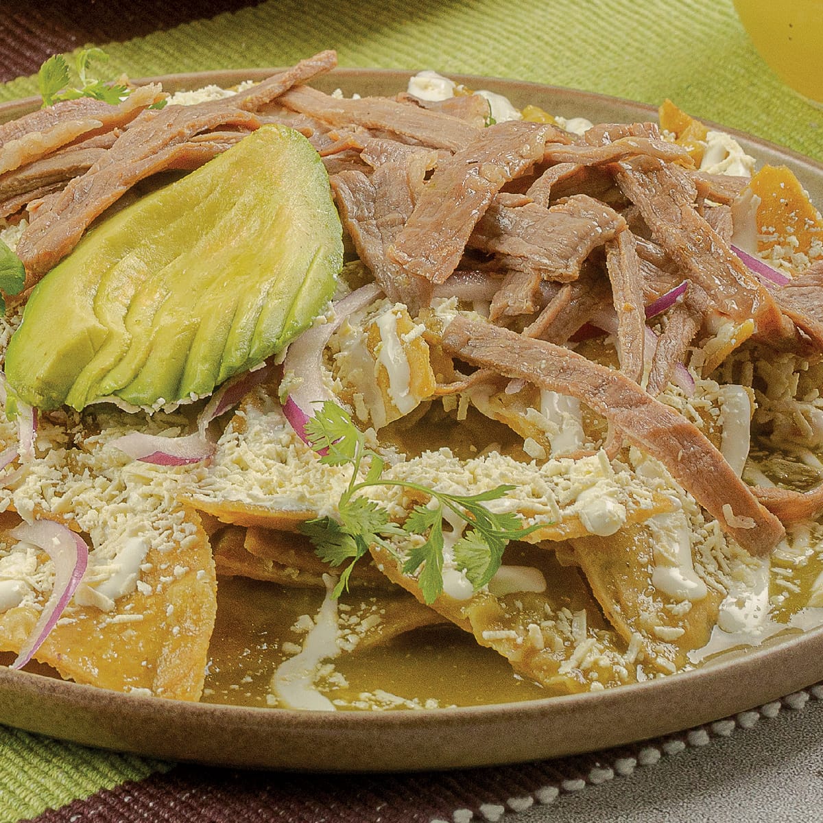 Chilaquiles con cecina de Tagers