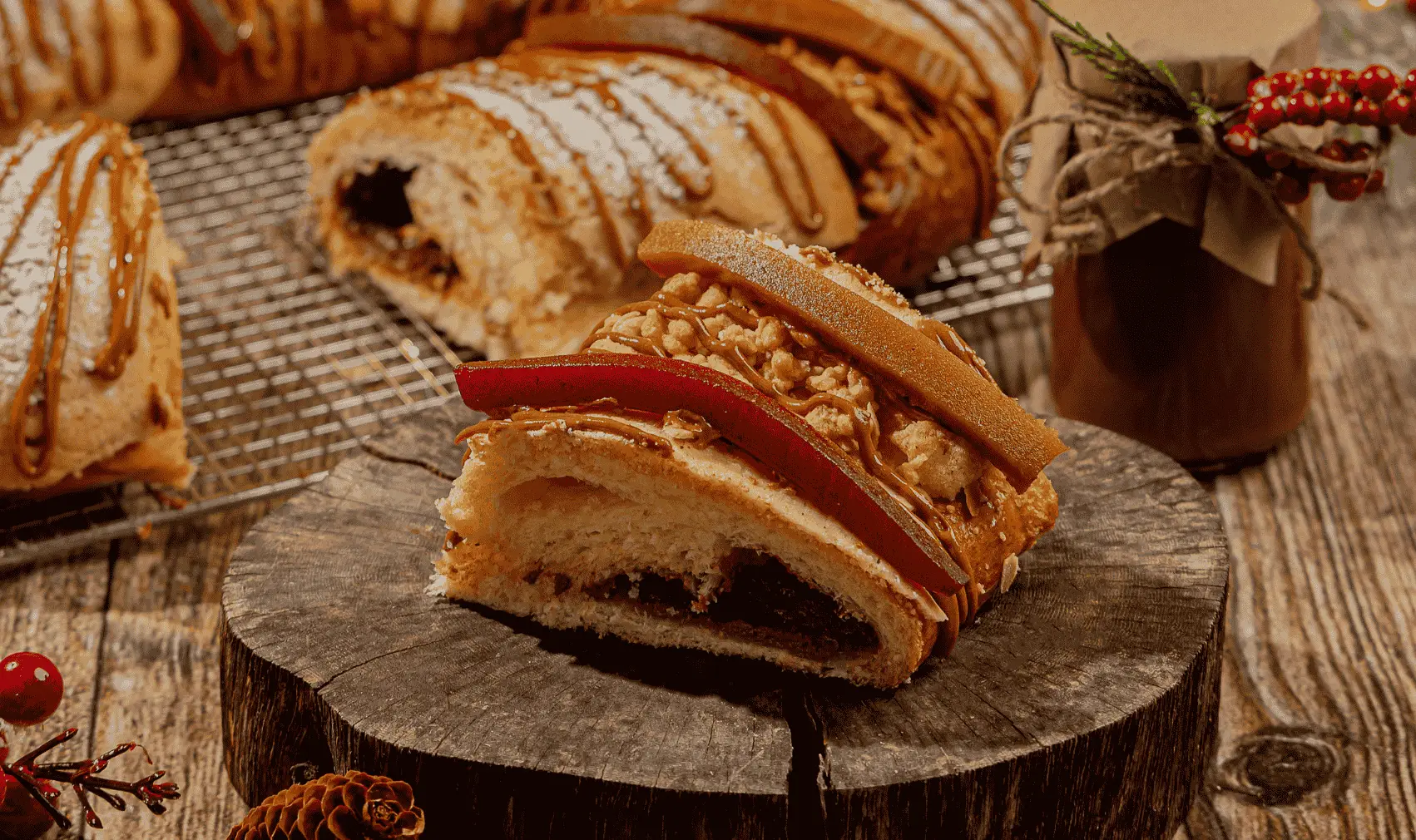 Rebanada Rosca Dulce de Leche