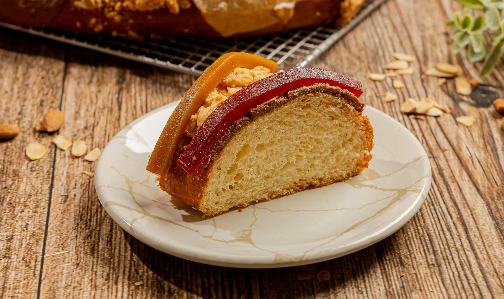 Rebanada de rosca clásica