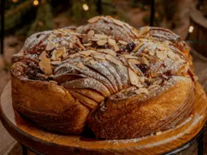 Trenza de frutos rojos-Postres para celebrar