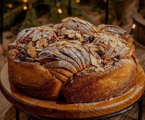 Trenza de frutos rojos-Postres para celebrar