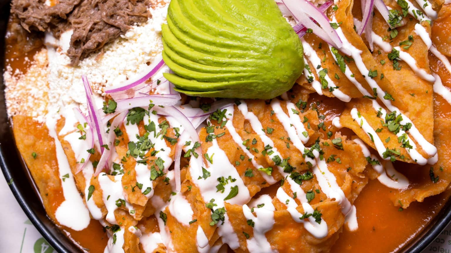 Chilaquiles rojos de Tagers
