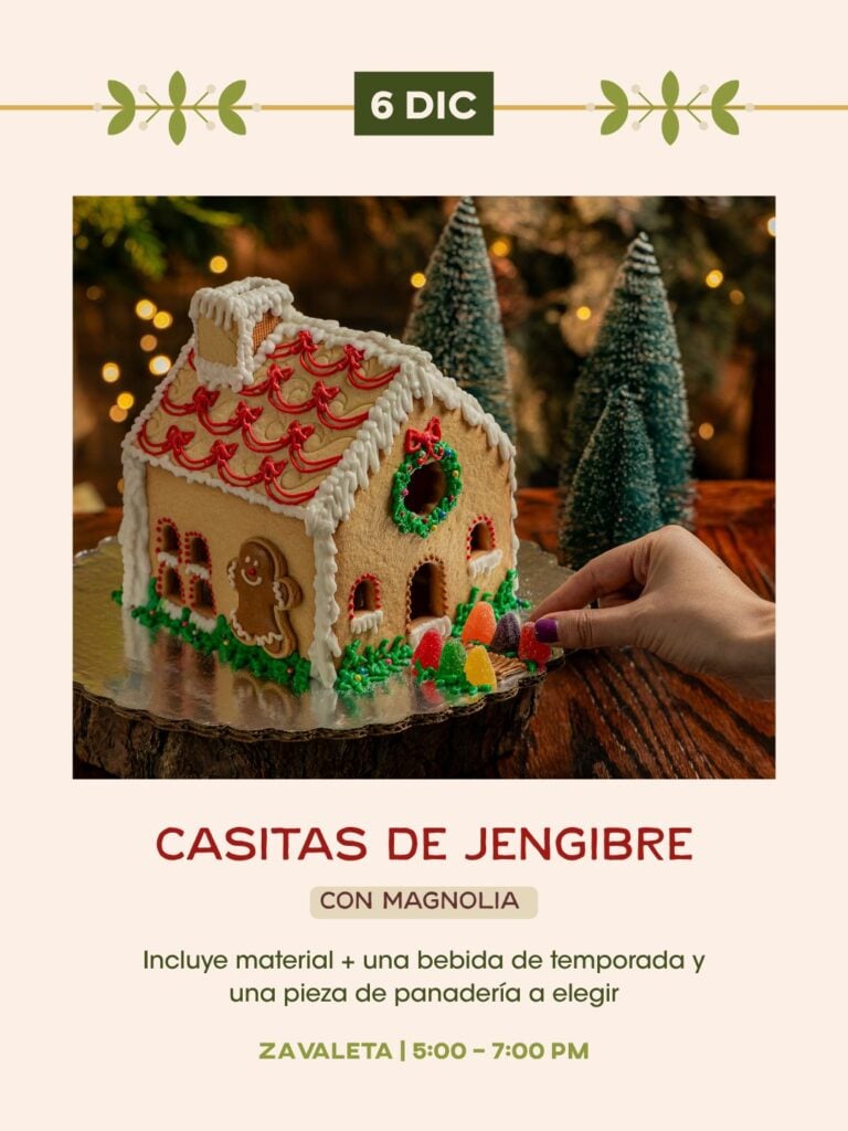 Casitas de jengibre con Magnolia Galletas — Tagers, Zavaleta