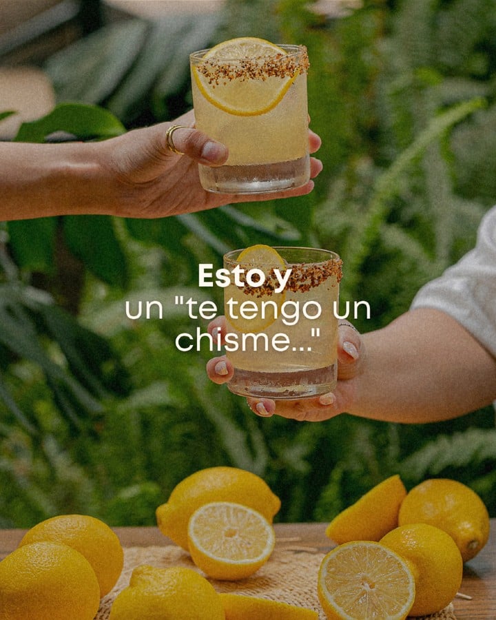 El pretexto perfecto para una buena conversación. 🍋✨