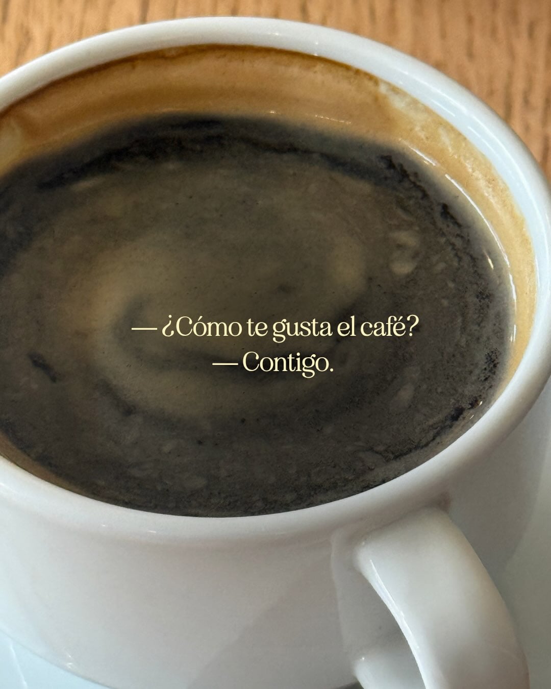 Siempre contigo. ☕️🤍