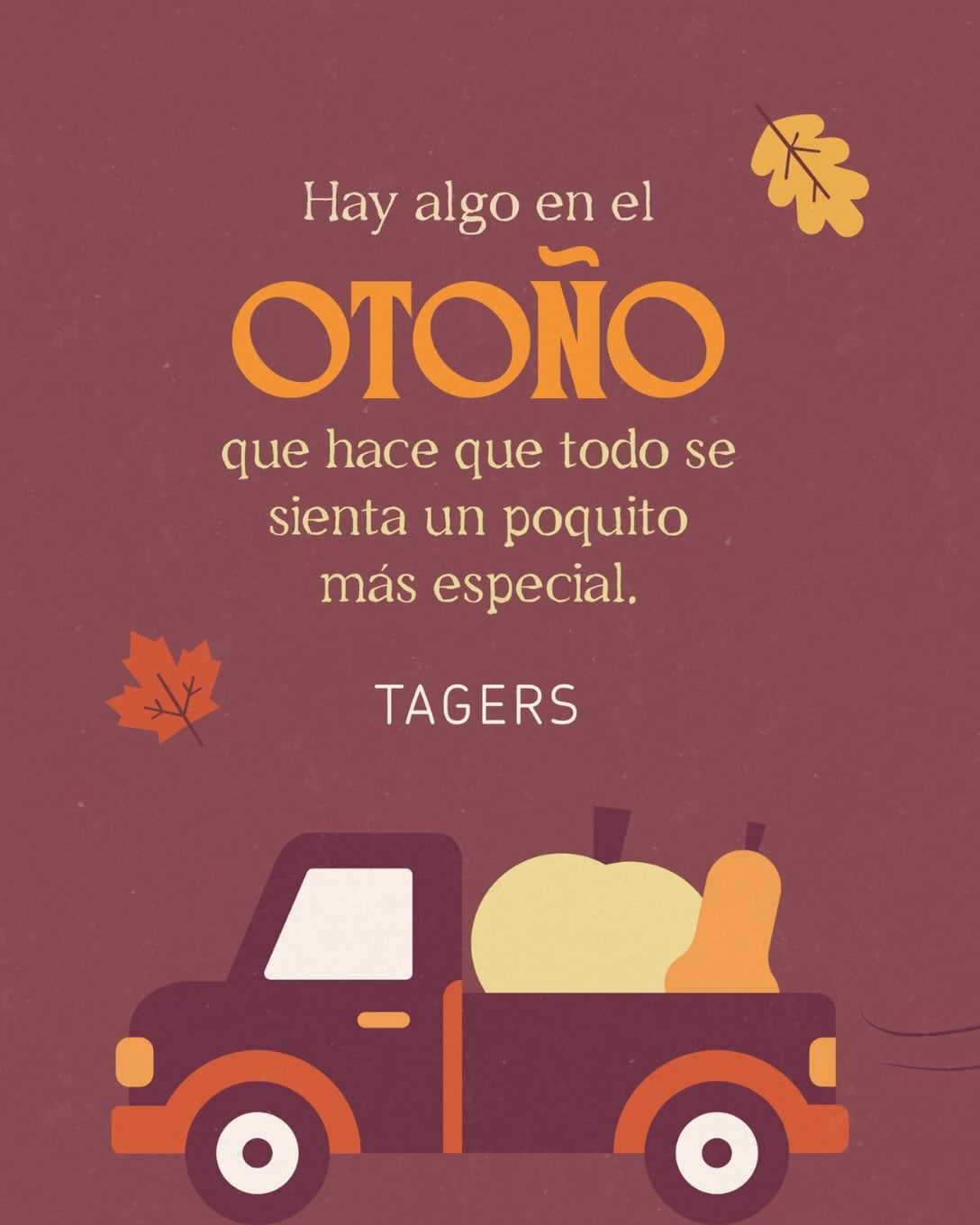 Hola Otoño!!! 🍂🤎, estamos listos para todo lo bonito que traes contigo.