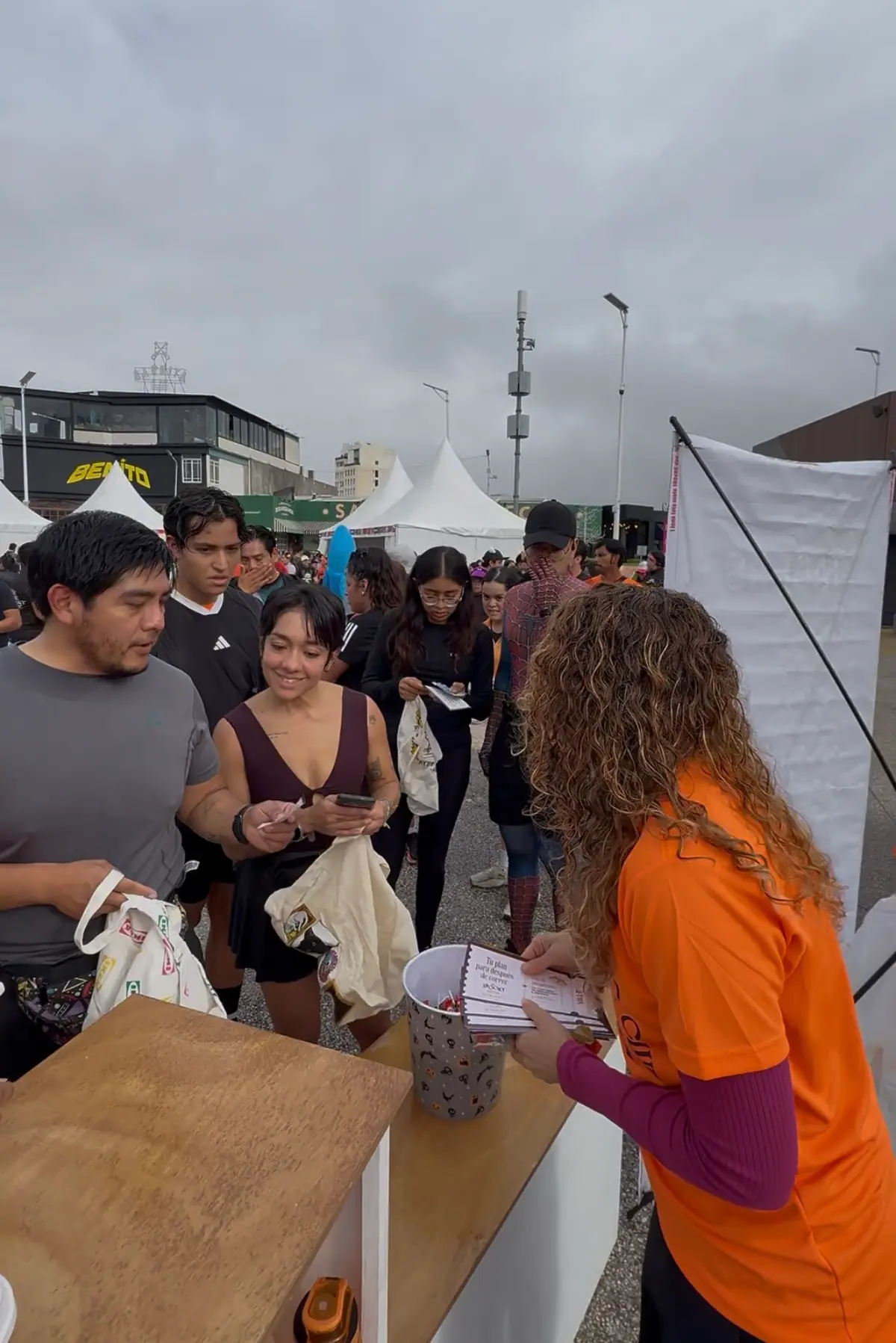 Registro de participantes de la Spooky Run en Sendela